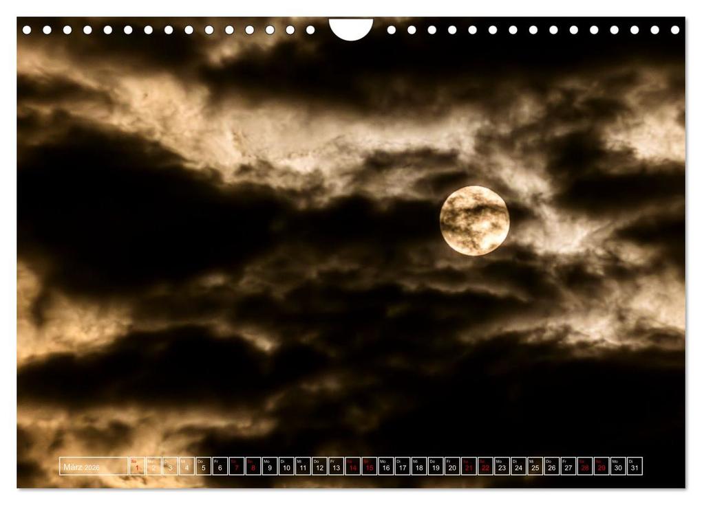 Weitere Ansicht: Faszination Mond - der etwas andere Mondkalender (Wandkalender 2026 DIN A4 quer), CALVENDO Monatskalender | Thomas Rasig, Calvendo