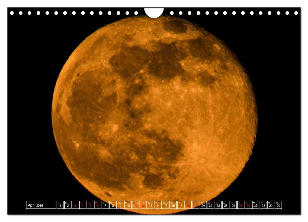 Weitere Ansicht: Faszination Mond - der etwas andere Mondkalender (Wandkalender 2026 DIN A4 quer), CALVENDO Monatskalender | Thomas Rasig, Calvendo