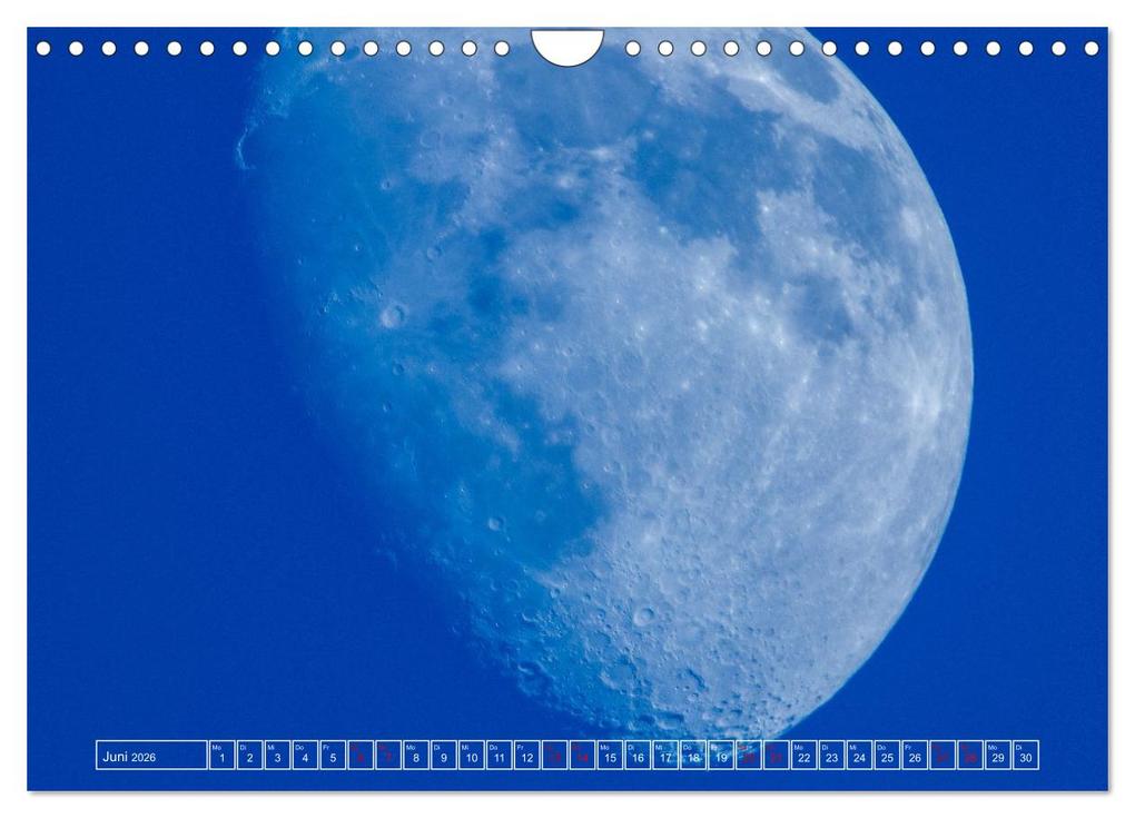 Weitere Ansicht: Faszination Mond - der etwas andere Mondkalender (Wandkalender 2026 DIN A4 quer), CALVENDO Monatskalender | Thomas Rasig, Calvendo