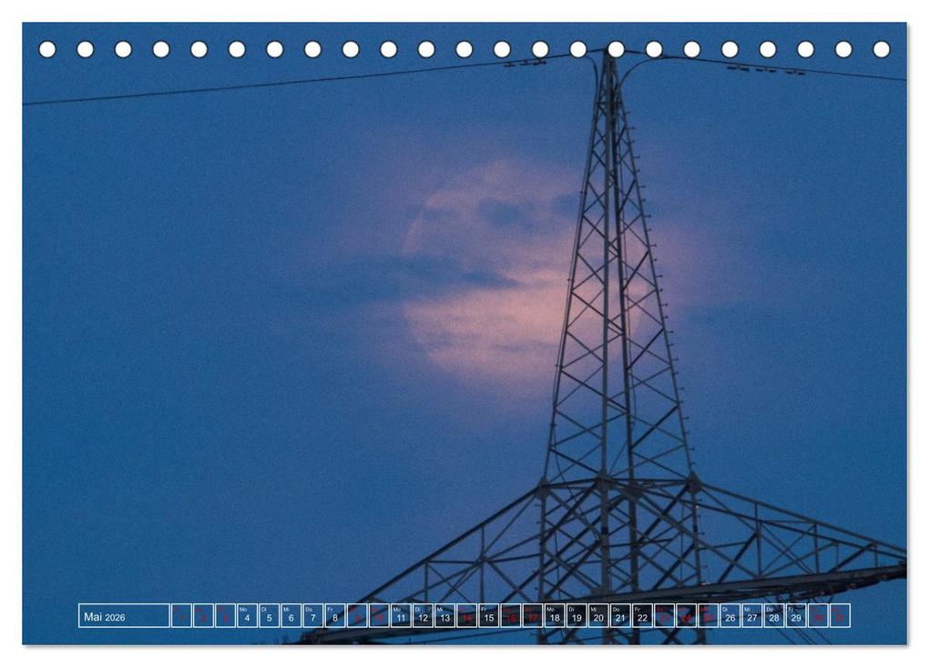 Weitere Ansicht: Faszination Mond - der etwas andere Mondkalender (Tischkalender 2026 DIN A5 quer), CALVENDO Monatskalender | Thomas Rasig, Calvendo