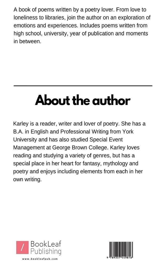 Weitere Ansicht: A Poetry Lover's Poetry Collection | Karley Lamb