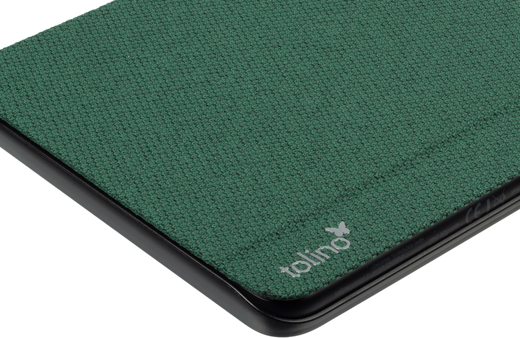 Weitere Ansicht: tolino vision Slimfit Premium Cover green weave round edge