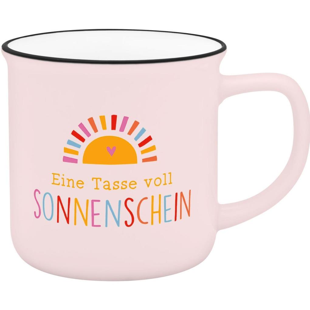 Weitere Ansicht: Becher in Emailloptik "Eine Tasse voll Sonnenschein"