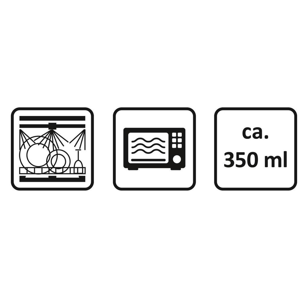 Weitere Ansicht: Becher in Emailloptik "Oma du bist toll!"