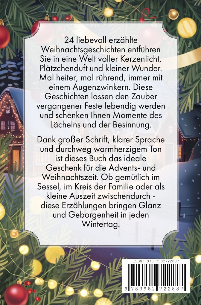 Weitere Ansicht: Weihnachtsgeschichten für Senioren | Elena Dorn