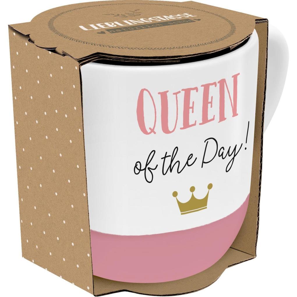 Weitere Ansicht: GRUSS & CO Tasse rund "Oueen of the day"
