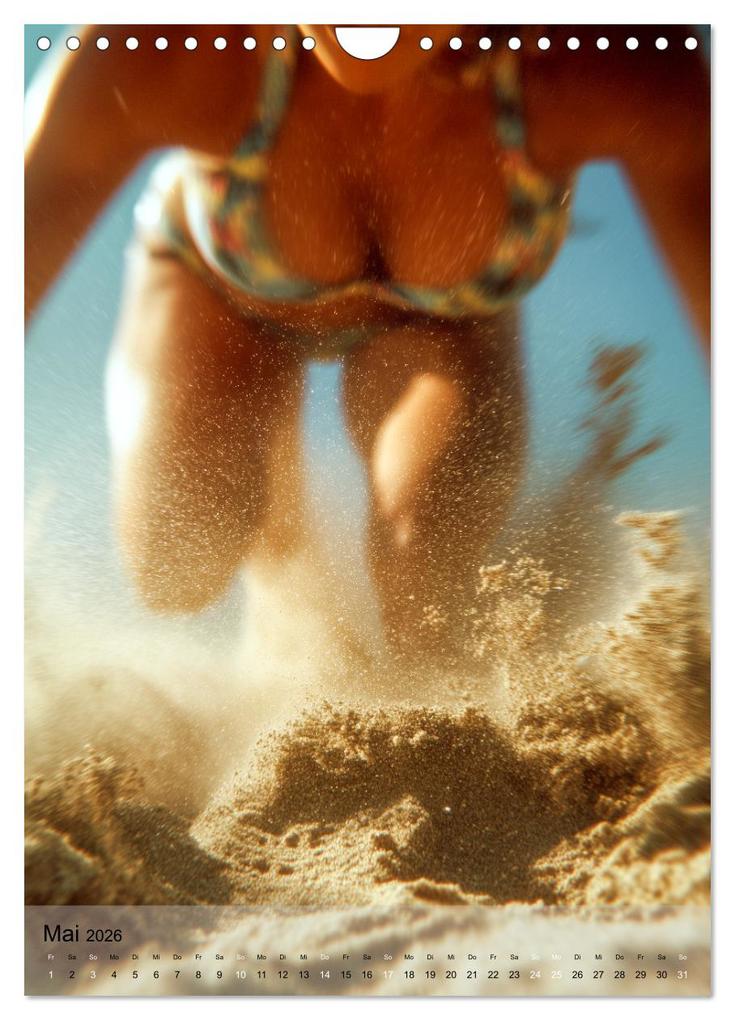 Weitere Ansicht: Frauen beim Beachvolleyball - Sonne, Sand, Bewegung (Wandkalender 2026 DIN A4 hoch), CALVENDO Monatskalender | MB Fotografie, Calvendo