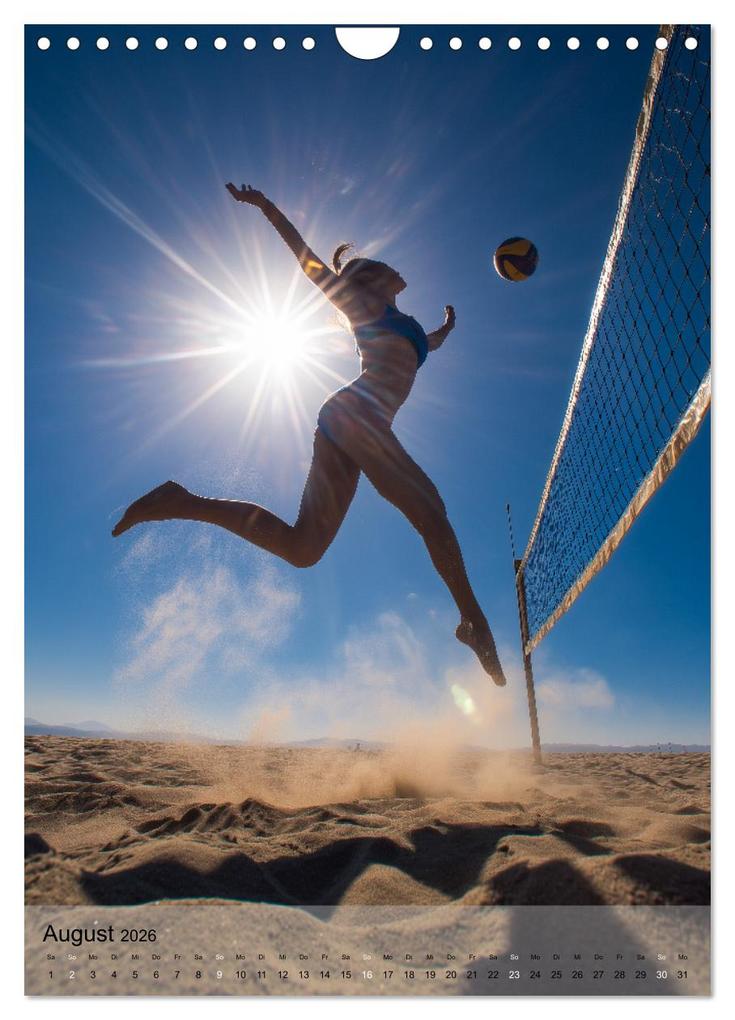 Weitere Ansicht: Frauen beim Beachvolleyball - Sonne, Sand, Bewegung (Wandkalender 2026 DIN A4 hoch), CALVENDO Monatskalender | MB Fotografie, Calvendo