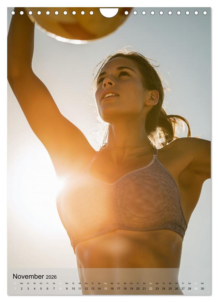 Weitere Ansicht: Frauen beim Beachvolleyball - Sonne, Sand, Bewegung (Wandkalender 2026 DIN A4 hoch), CALVENDO Monatskalender | MB Fotografie, Calvendo