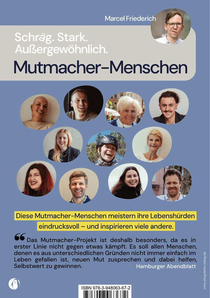 Weitere Ansicht: Mutmacher-Menschen | Marcel Friederich