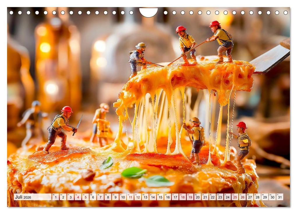 Weitere Ansicht: BBQ in Miniatur - Kleine Helden am Braten und Grillen (Wandkalender 2026 DIN A4 quer), CALVENDO Monatskalender | Anja Frost, Calvendo