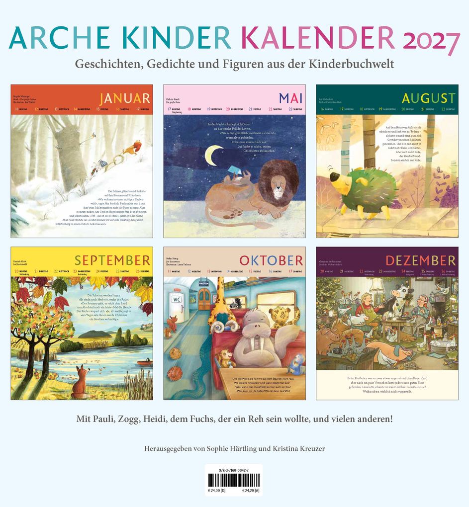 Weitere Ansicht: Arche Kinder Kalender 2027