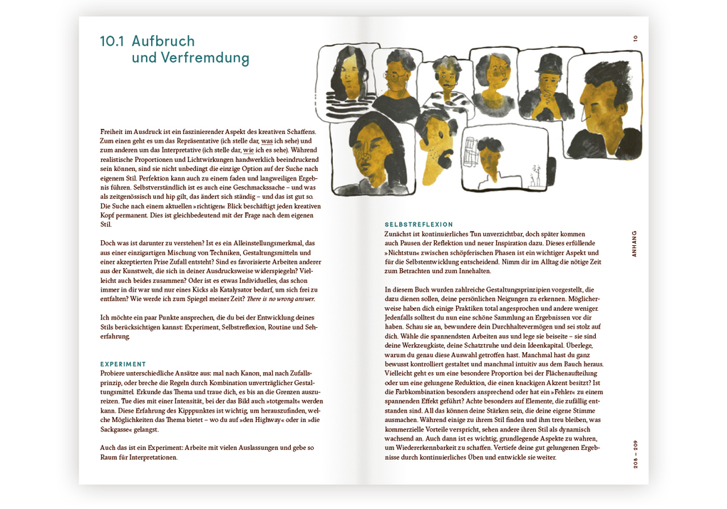 Weitere Ansicht: Menschen zeichnen | Lena Skaya