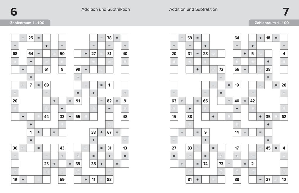 Weitere Ansicht: Mathe-Kreuzworträtsel