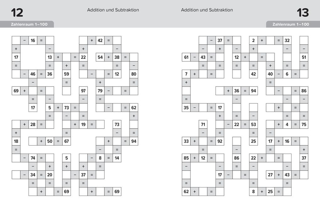 Weitere Ansicht: Mathe-Kreuzworträtsel