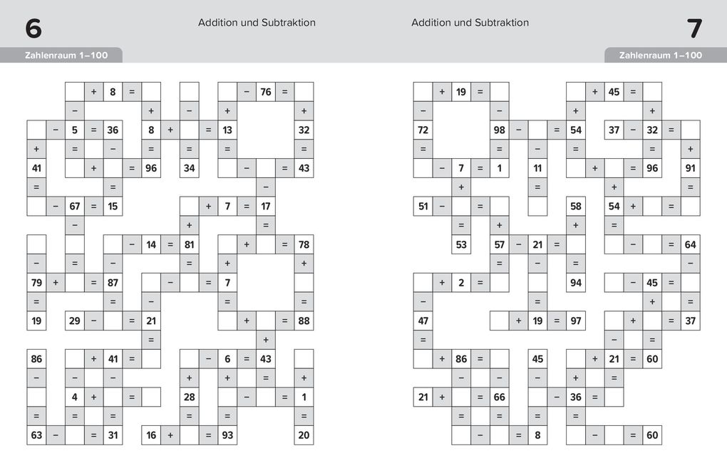 Weitere Ansicht: Mathe-Kreuzworträtsel