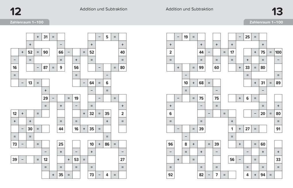 Weitere Ansicht: Mathe-Kreuzworträtsel