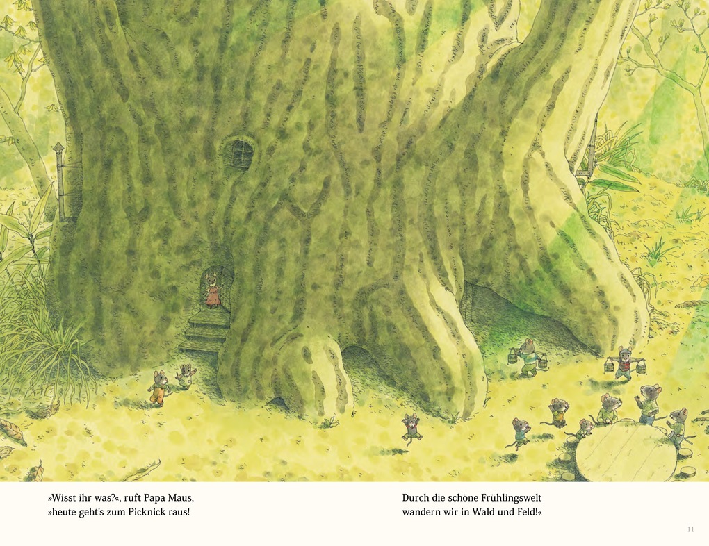 Weitere Ansicht: Familie Maus feiert die Jahreszeiten | Kazuo Iwamura