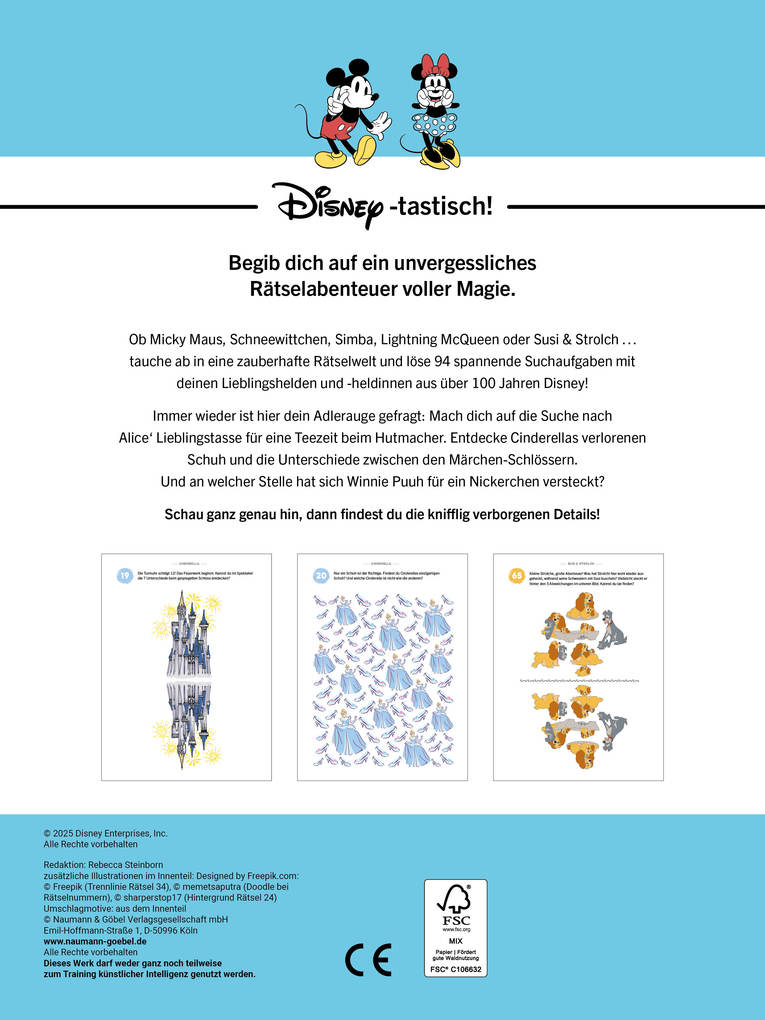 Weitere Ansicht: Suchrätsel Disney