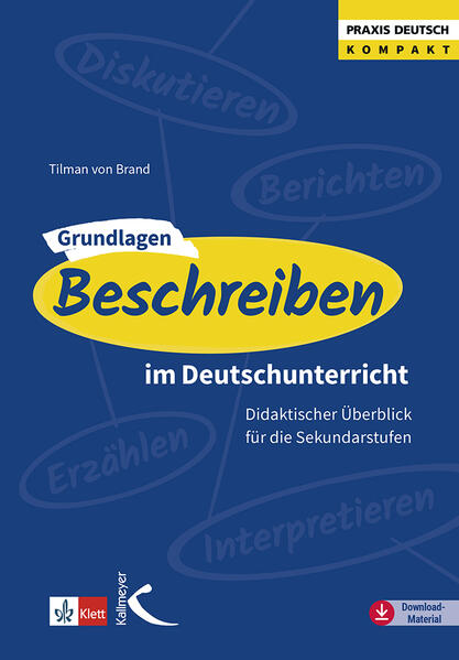 Produktbild: Grundlagen: Beschreiben im Deutschunterricht | Tilman von Brand