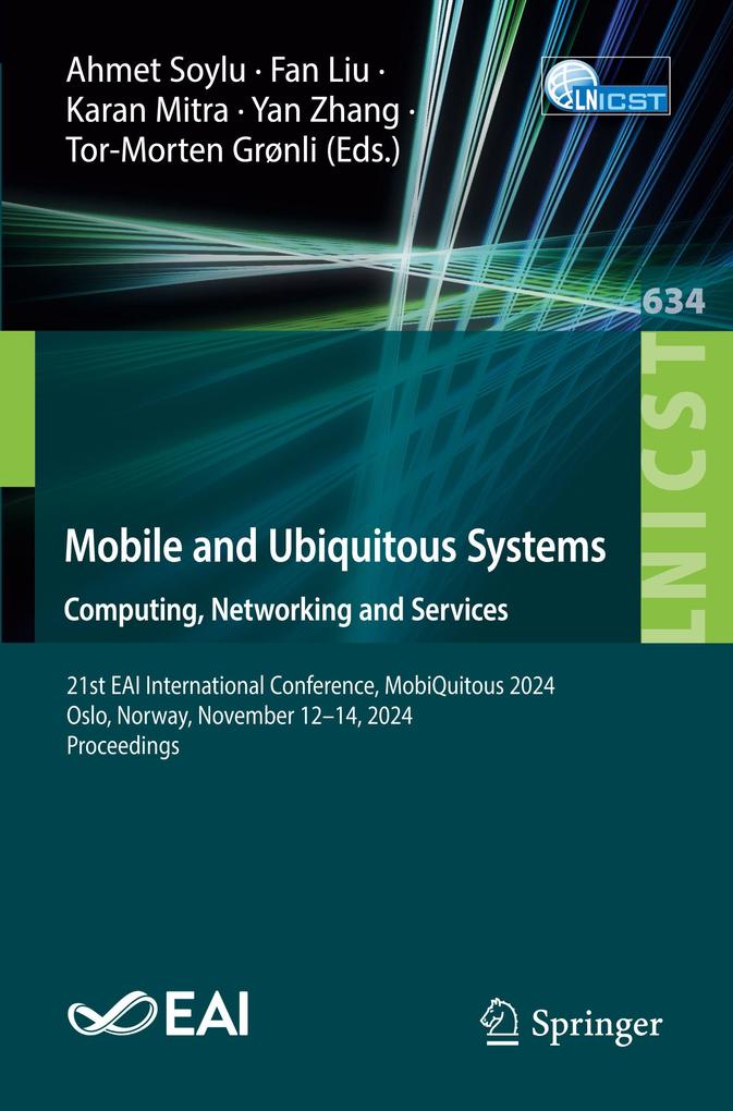 Produktbild: Mobile and Ubiquitous Systems: Computing, Networking and Services