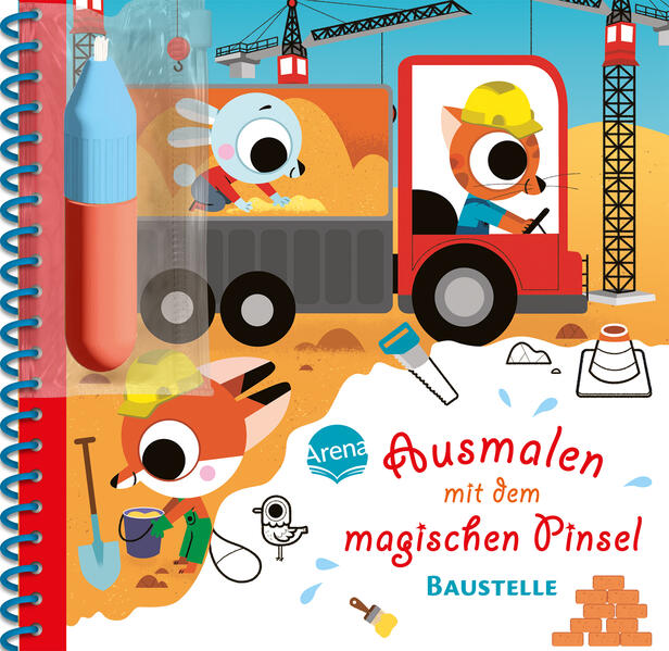 Produktbild: Ausmalen mit dem magischen Pinsel. Baustelle