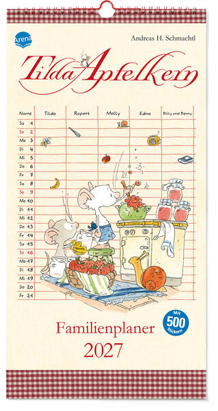 Produktbild: Tilda Apfelkern. Familienplaner 2027 | Andreas H. Schmachtl