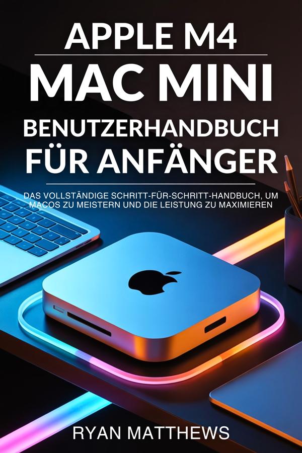 Produktbild: Apple M4 Mac Mini Benutzerhandbuch für Anfänger | Ryan Matthews