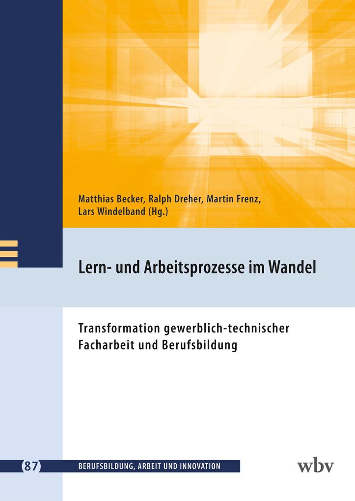 Produktbild: Lern- und Arbeitsprozesse im Wandel