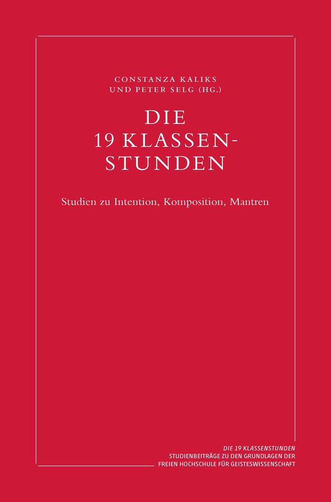 Produktbild: Die 19 Klassenstunden