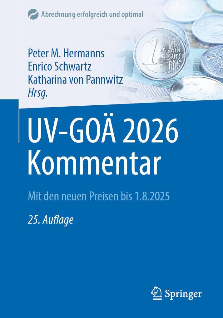 Produktbild: UV-GOÄ 2026 Kommentar