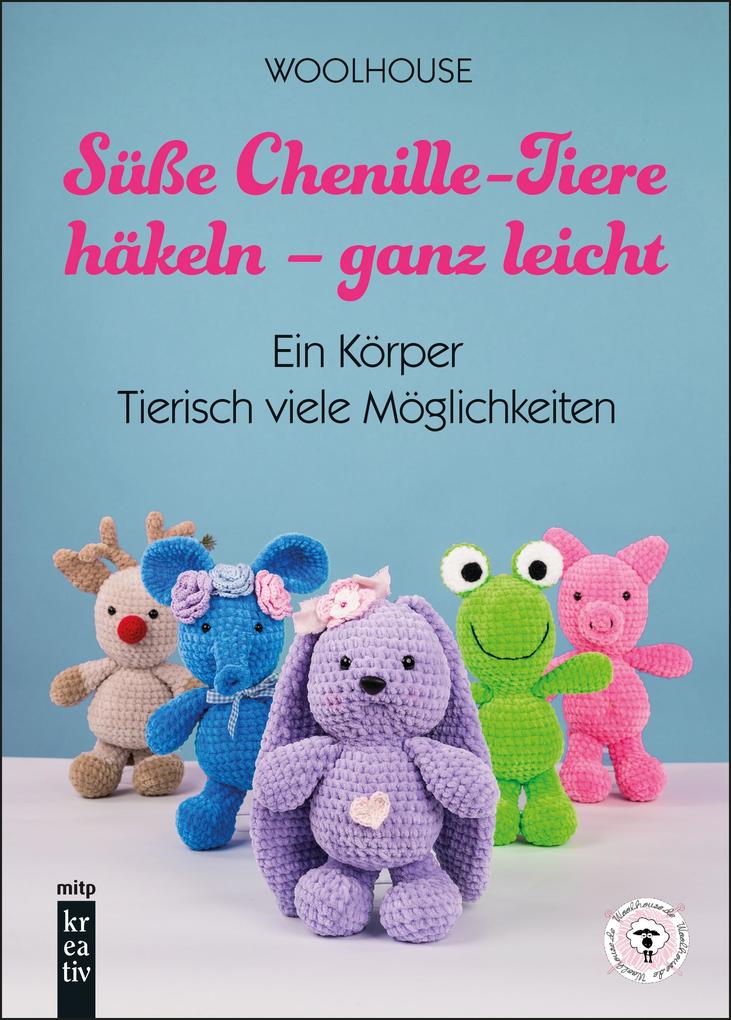 Produktbild: Süße Chenille-Tiere häkeln - ganz leicht