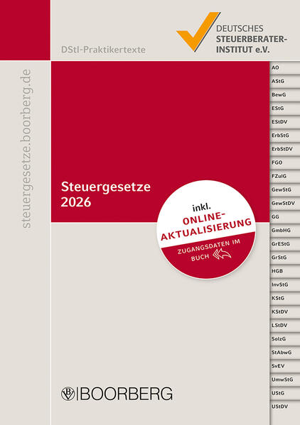 Produktbild: Steuergesetze 2026