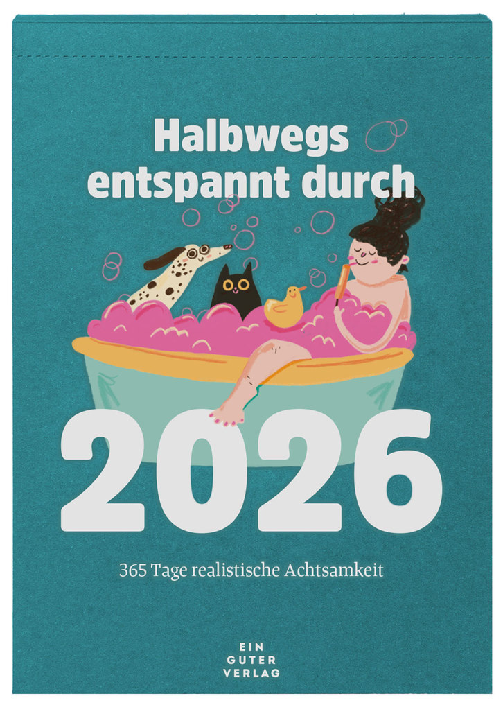 Produktbild: Abreißkalender »Halbwegs entspannt durch 2026«