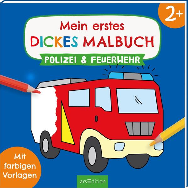 Produktbild: Mein erstes dickes Malbuch ab 2 - Polizei & Feuerwehr