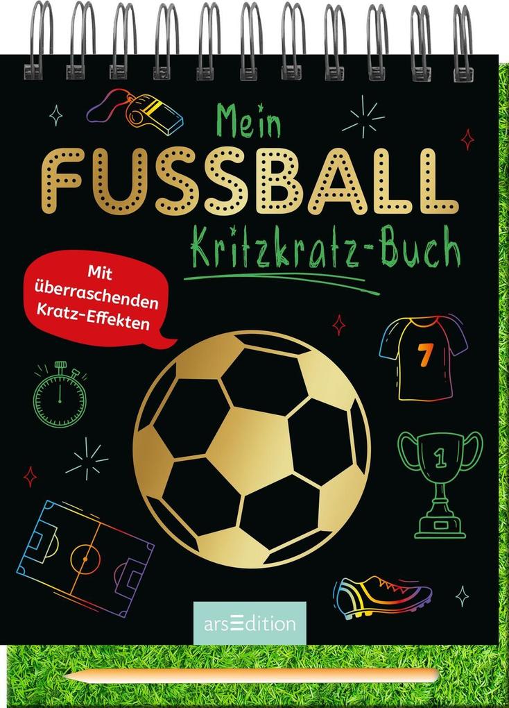 Produktbild: Mein Fußball-Kritzkratz-Buch