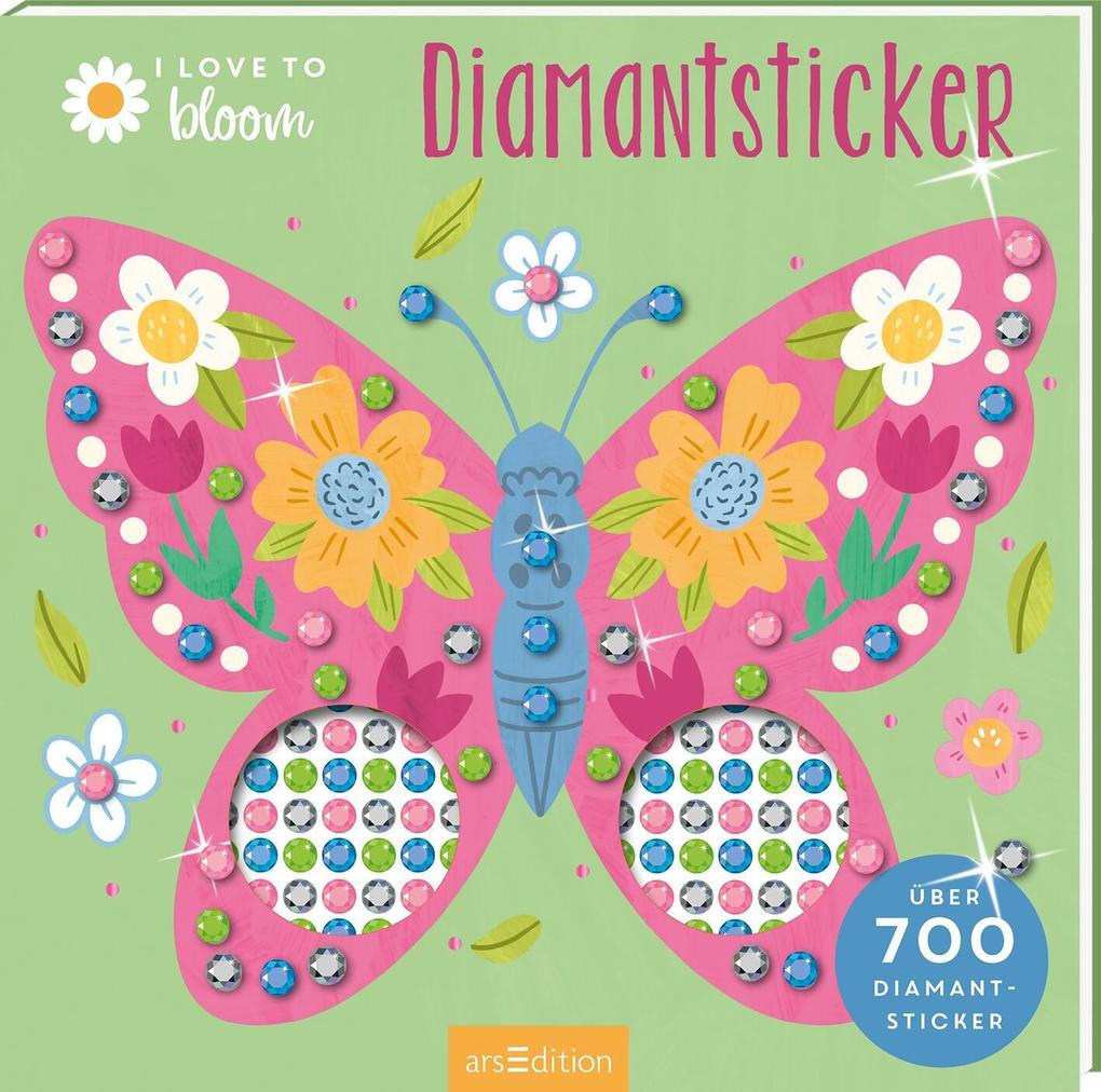 Produktbild: I Love to Bloom - Diamantsticker