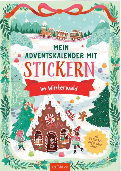 Produktbild: Mein Adventskalender mit Stickern - Im Winterwald