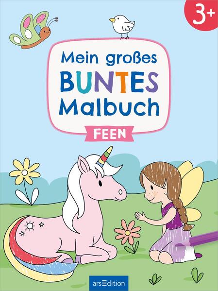 Produktbild: Mein großes buntes Malbuch - Feen