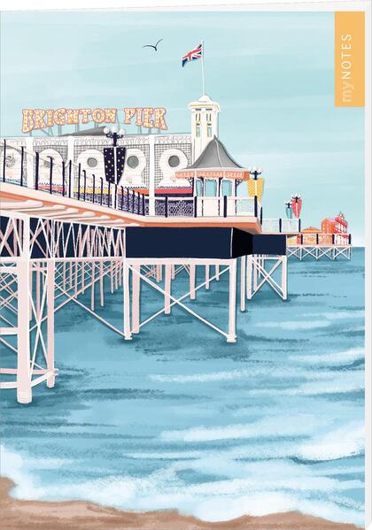 Produktbild: myNOTES Papeterie: Notizheft Simply, Katy - Brighton Pier