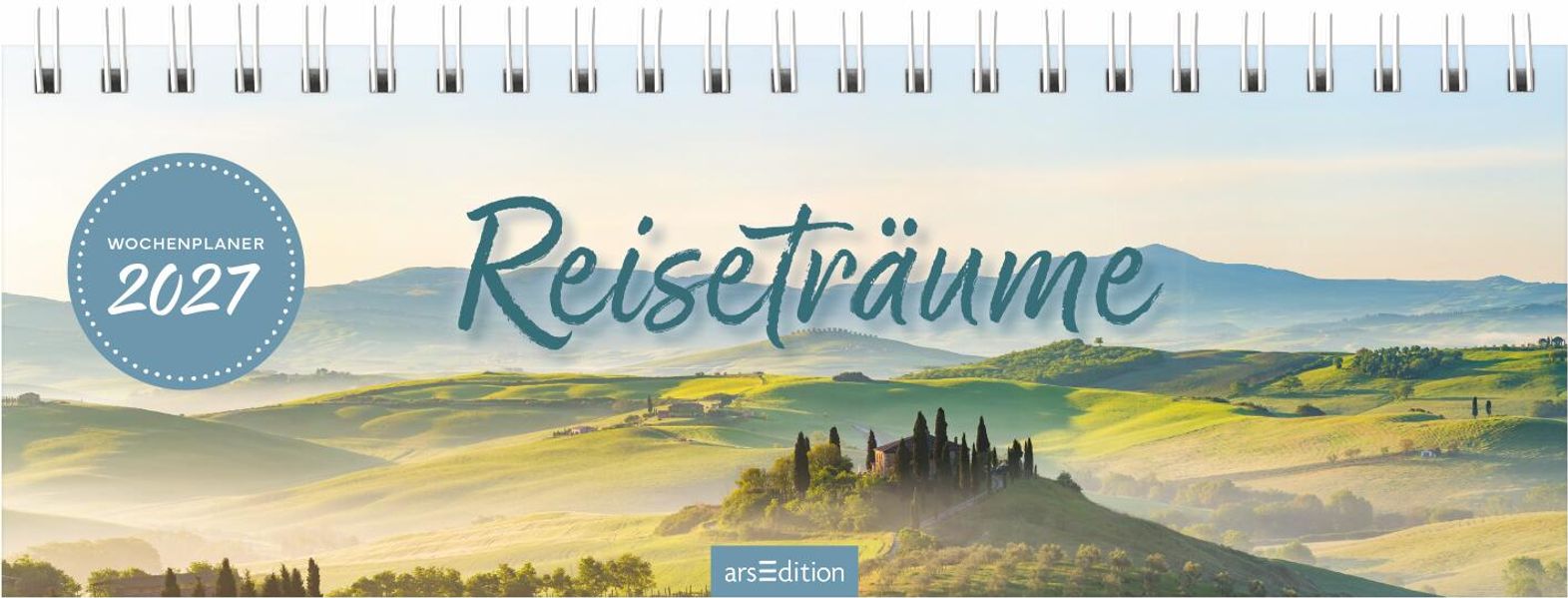 Produktbild: Tischkalender Reiseträume 2027