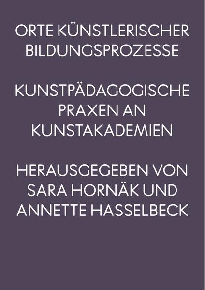 Produktbild: Orte künstlerischer Bildungsprozesse