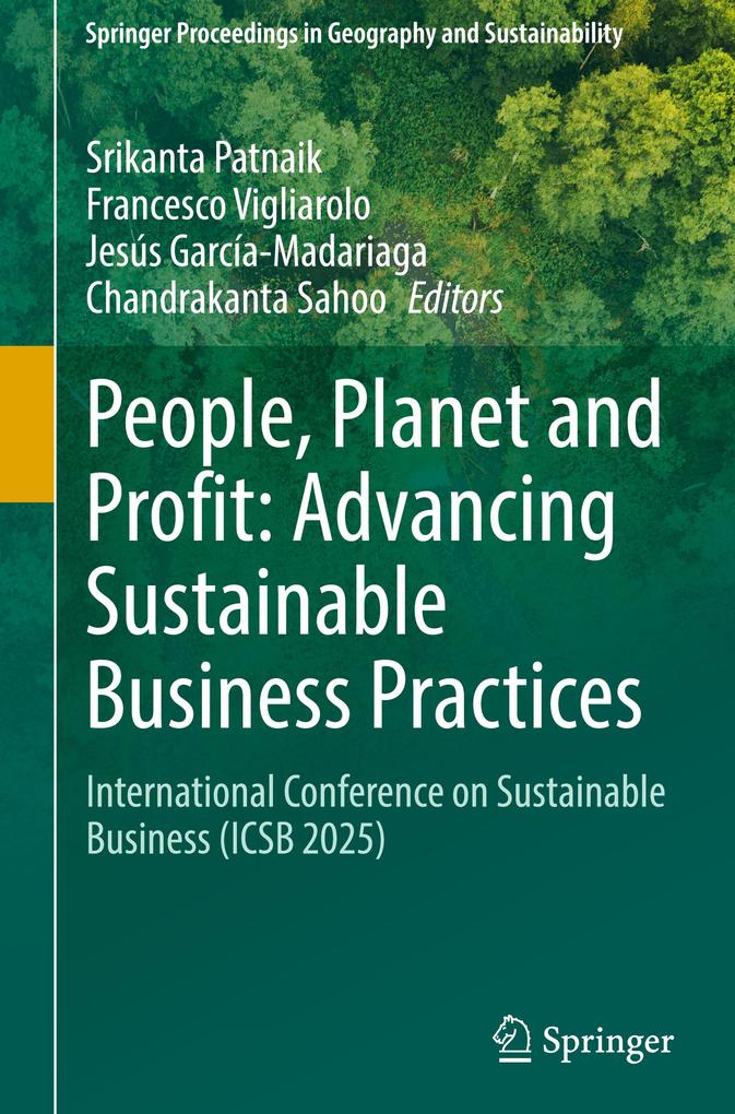 Produktbild: People, Planet and Profit: Advancing Sustainable Business Practices