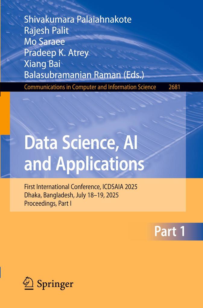 Produktbild: Data Science, AI and Applications