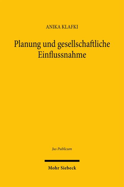 Produktbild: Planung und gesellschaftliche Einflussnahme | Anika Klafki