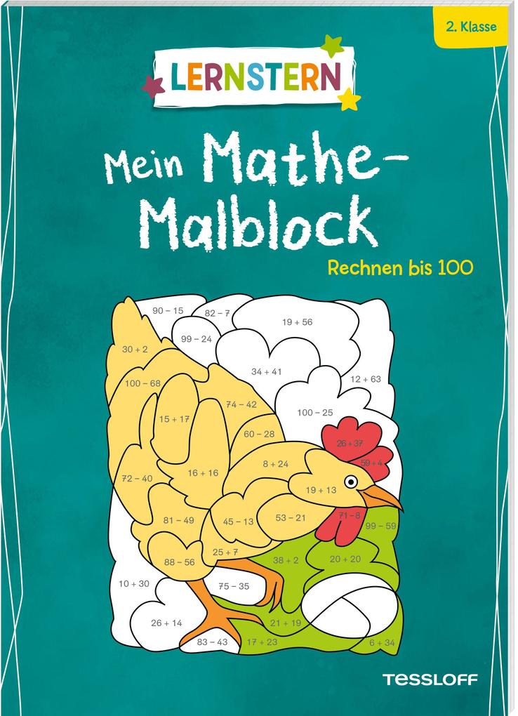 Produktbild: LERNSTERN. Mein Mathe-Malblock. Rechnen bis 100 | Sabine Schwertführer