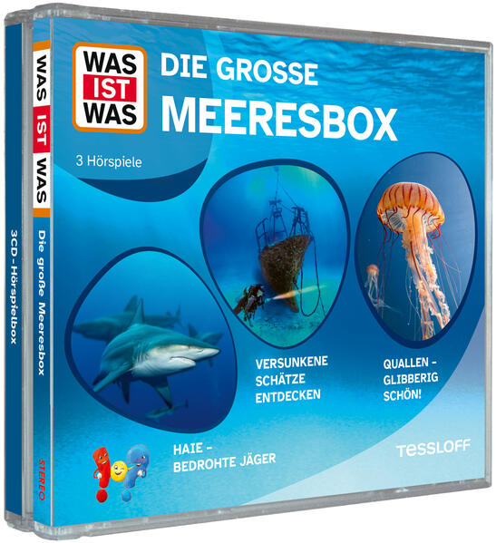 Produktbild: WAS IST WAS 3-CD Hörspielbox. Die große Meeresbox