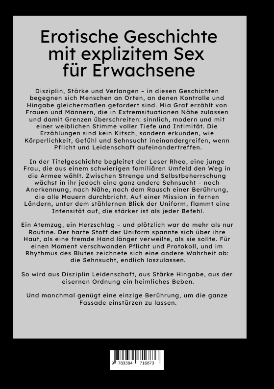 Weitere Ansicht: Militärischer Sex | Mia Graf