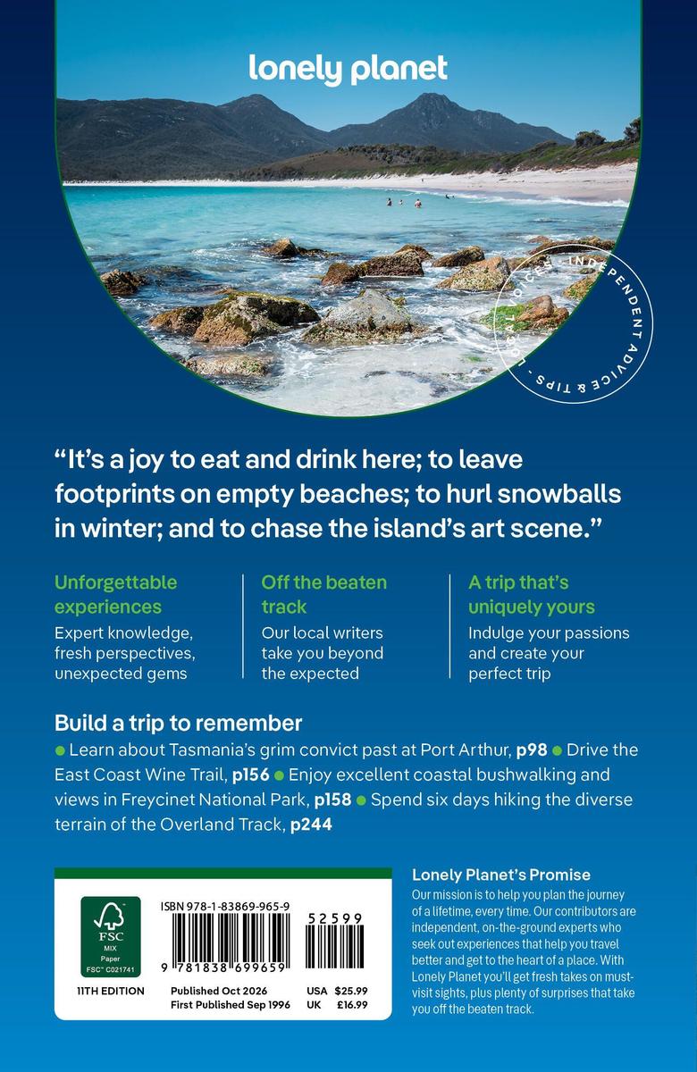 Weitere Ansicht: Lonely Planet Tasmania | Charles Rawlings-Way, Andrew Bain