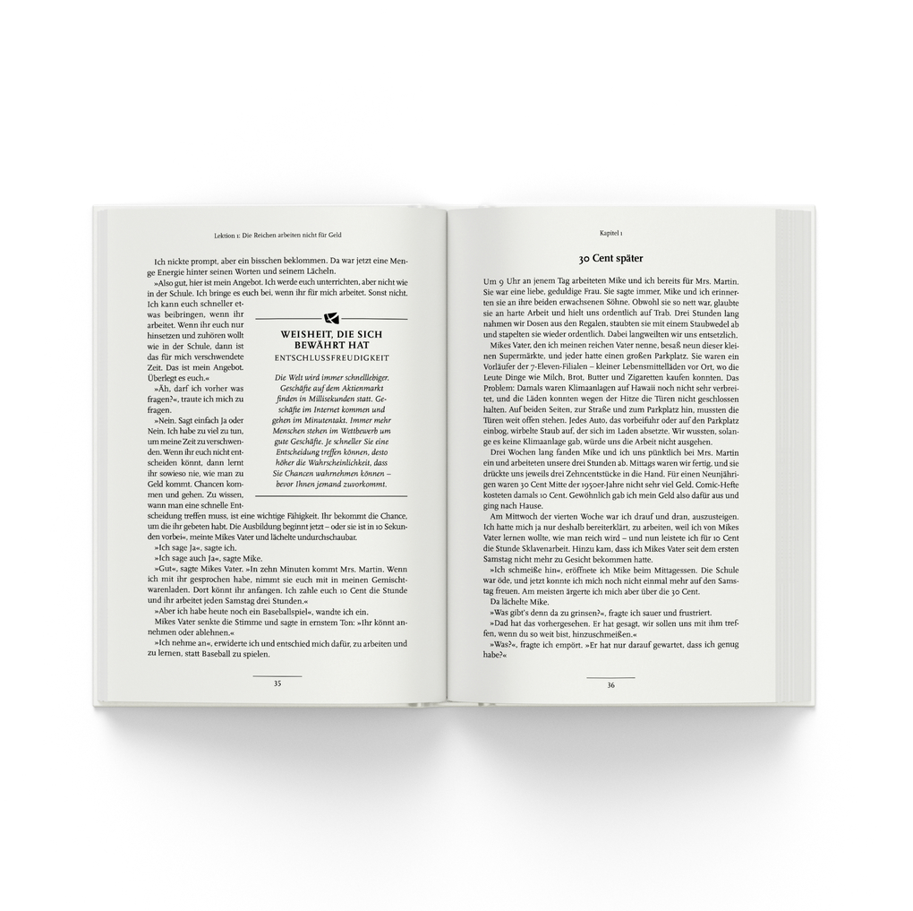 Weitere Ansicht: Die deutsche Ausgabe von Rich Dad Poor Dad for Teens | Robert T. Kiyosaki